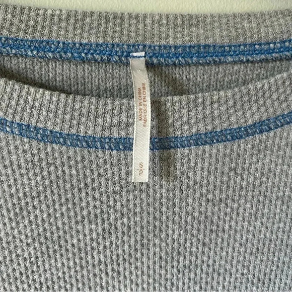 Free People | Thermal Zip Sleeve Top - Picture 5 of 5